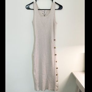 TJMaxx Knitted Fall Body Dress, Neutral Color